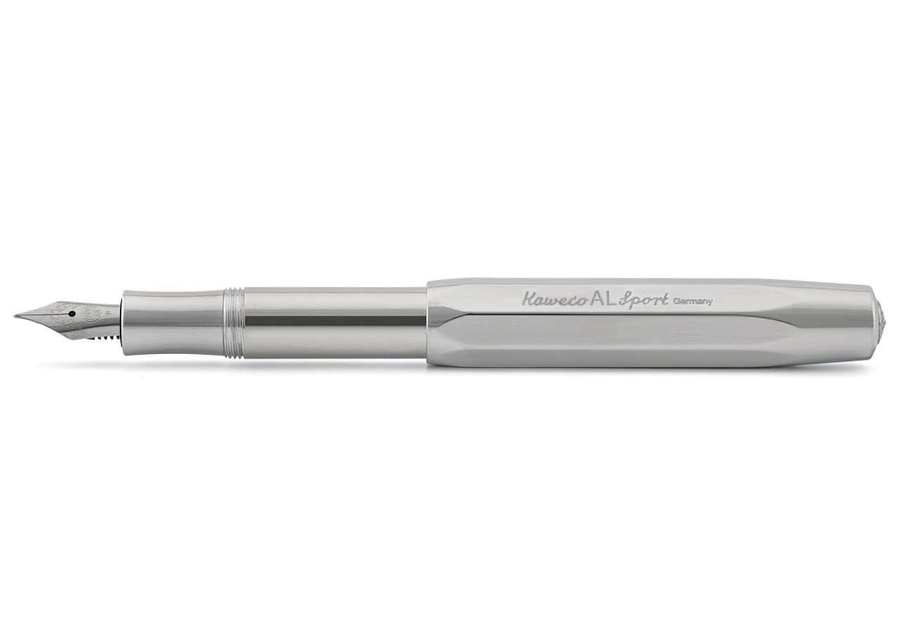 Kaweco Al Sport Fountain Pen, Silver, Extra Wide並行輸入