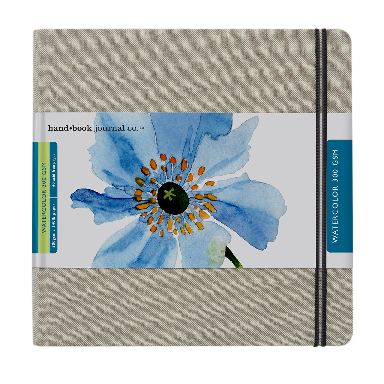 Hand Book Journal Travel Watercolor 140lb Square 8x8 - Wet Paint Artists'  Materials and Framing