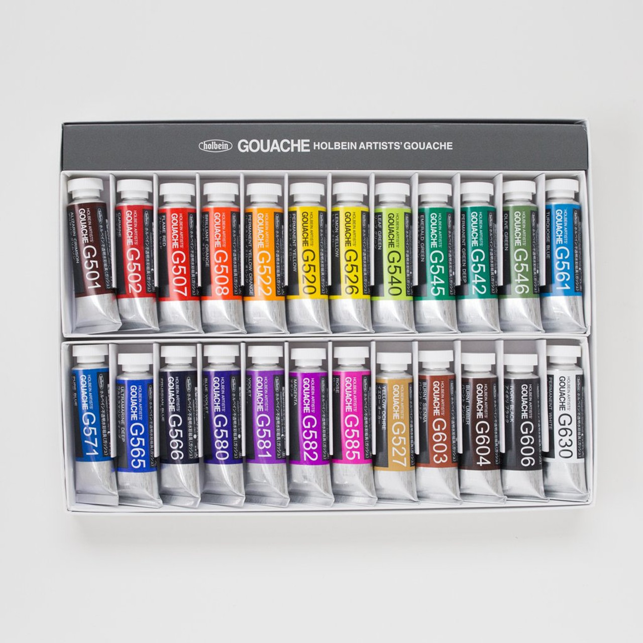 Holbein Artists' Watercolor Set of 24, 15ml Colors