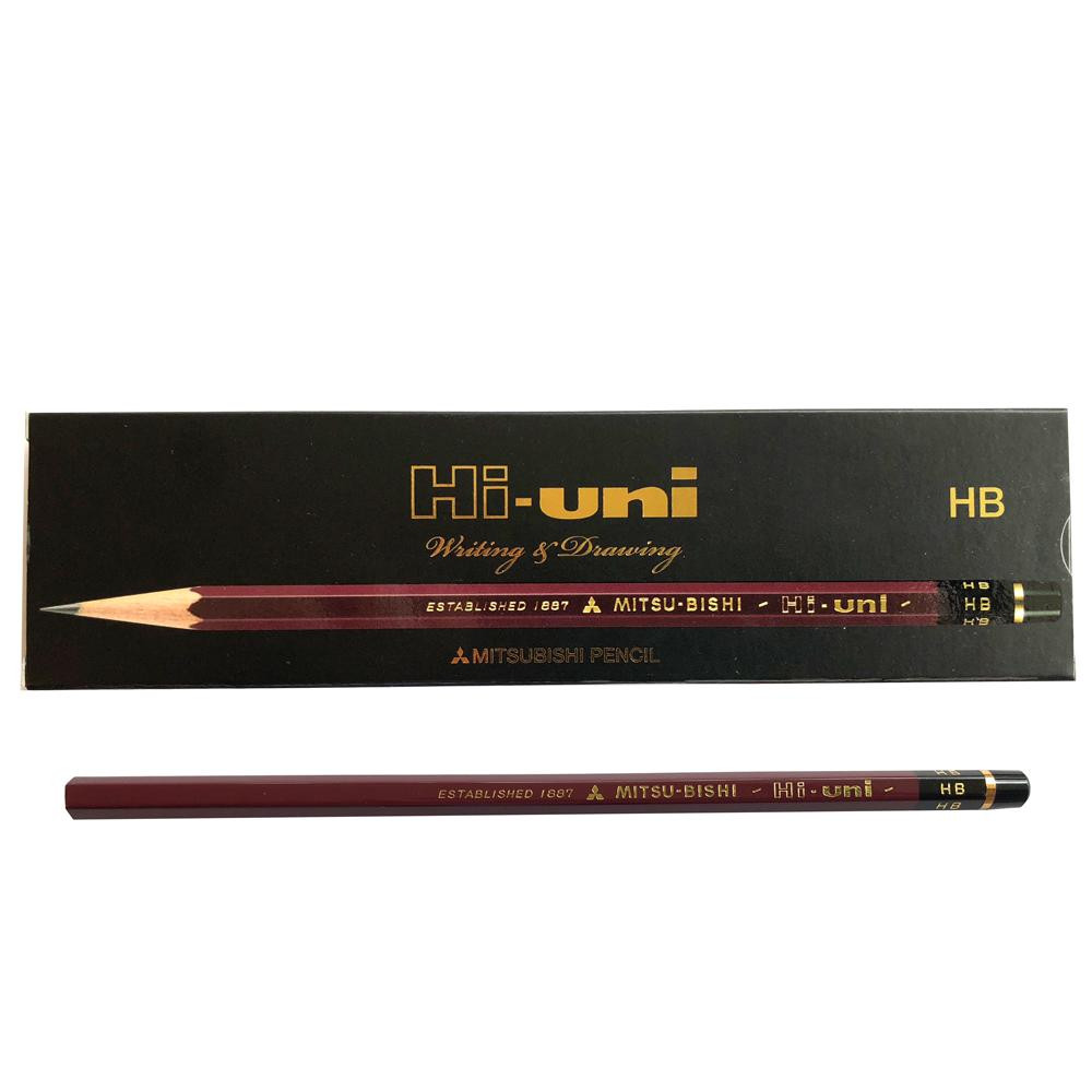 Uni Mitsubishi Hi-Uni Pencil H Dozen - Wet Paint Artists