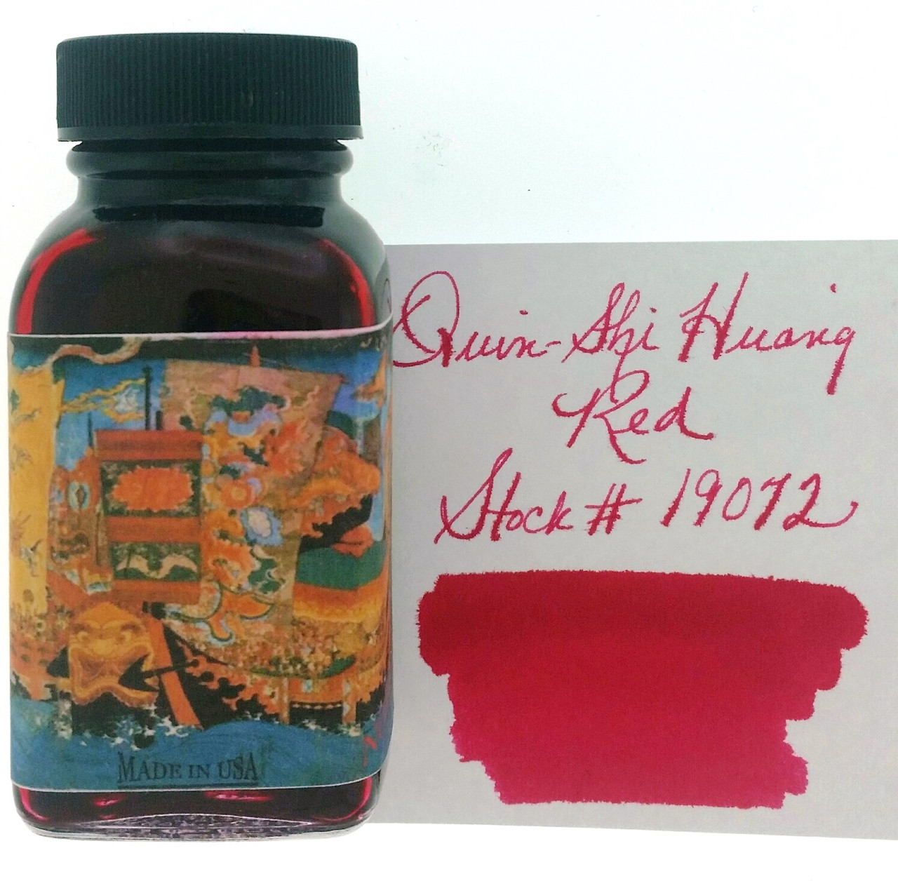 Noodlers Fountain Pen Ink 3oz Qin Shi Huang Red - Wet Paint Artists'  Materials and Framing