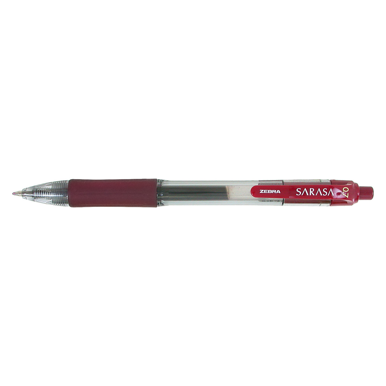 Zebra Sarasa Dry X20 Gel Retractable Pen .7mm Mahogany - Wet Paint