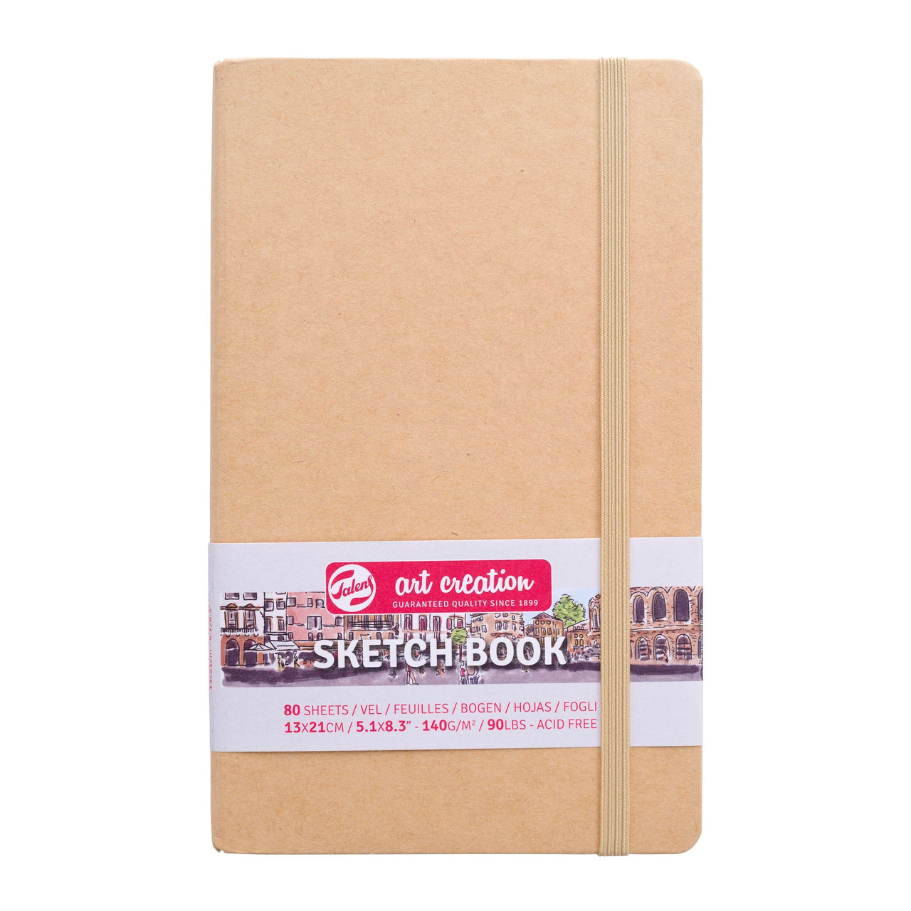 Talens Art Creation Sketchbook 80 Sheets, 13 Cm X 21 Cm, Pastel Pink