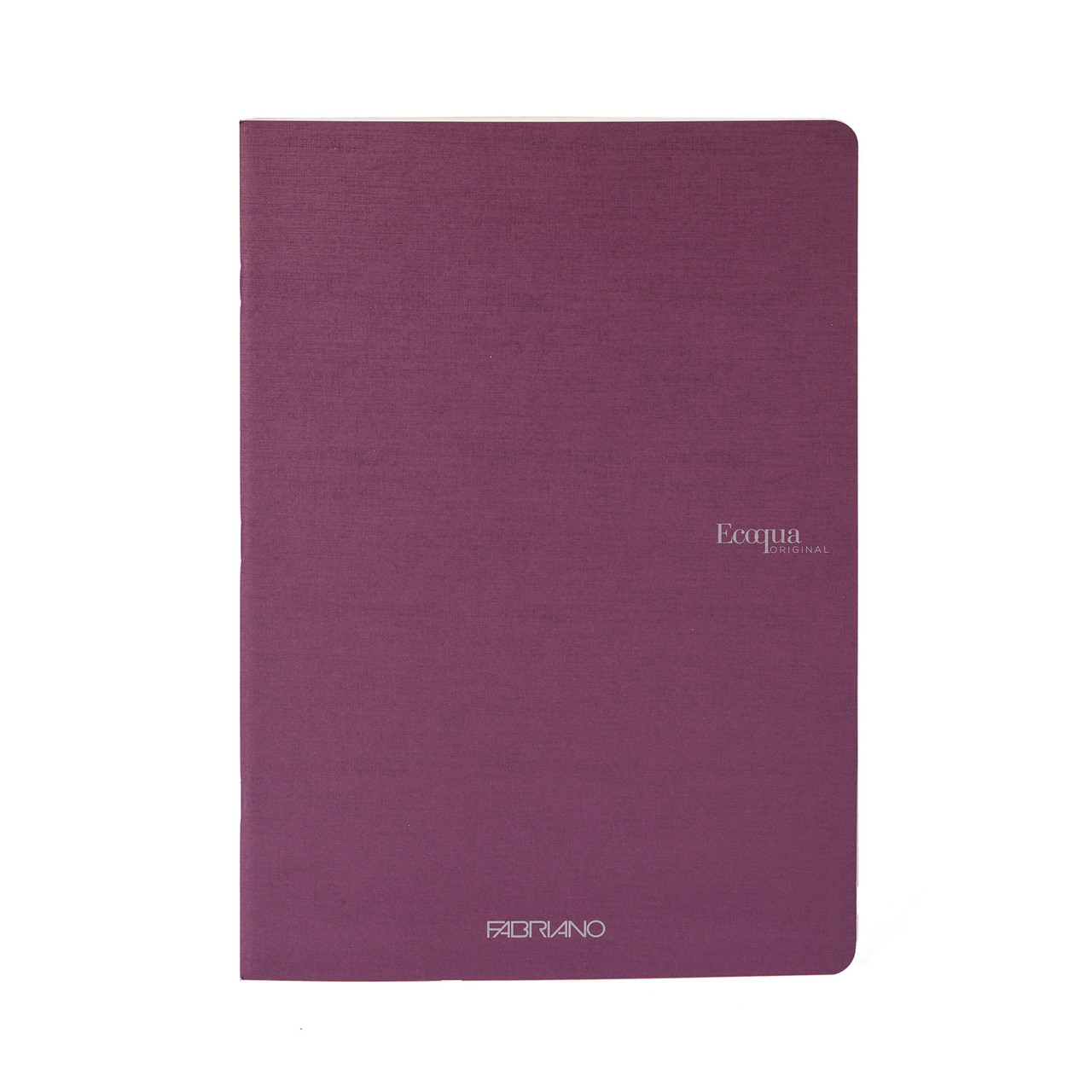 Fabriano Ecoqua Original Staple-Bound Notebook A5 Lined Wine - Wet Paint  Artists' Materials and Framing
