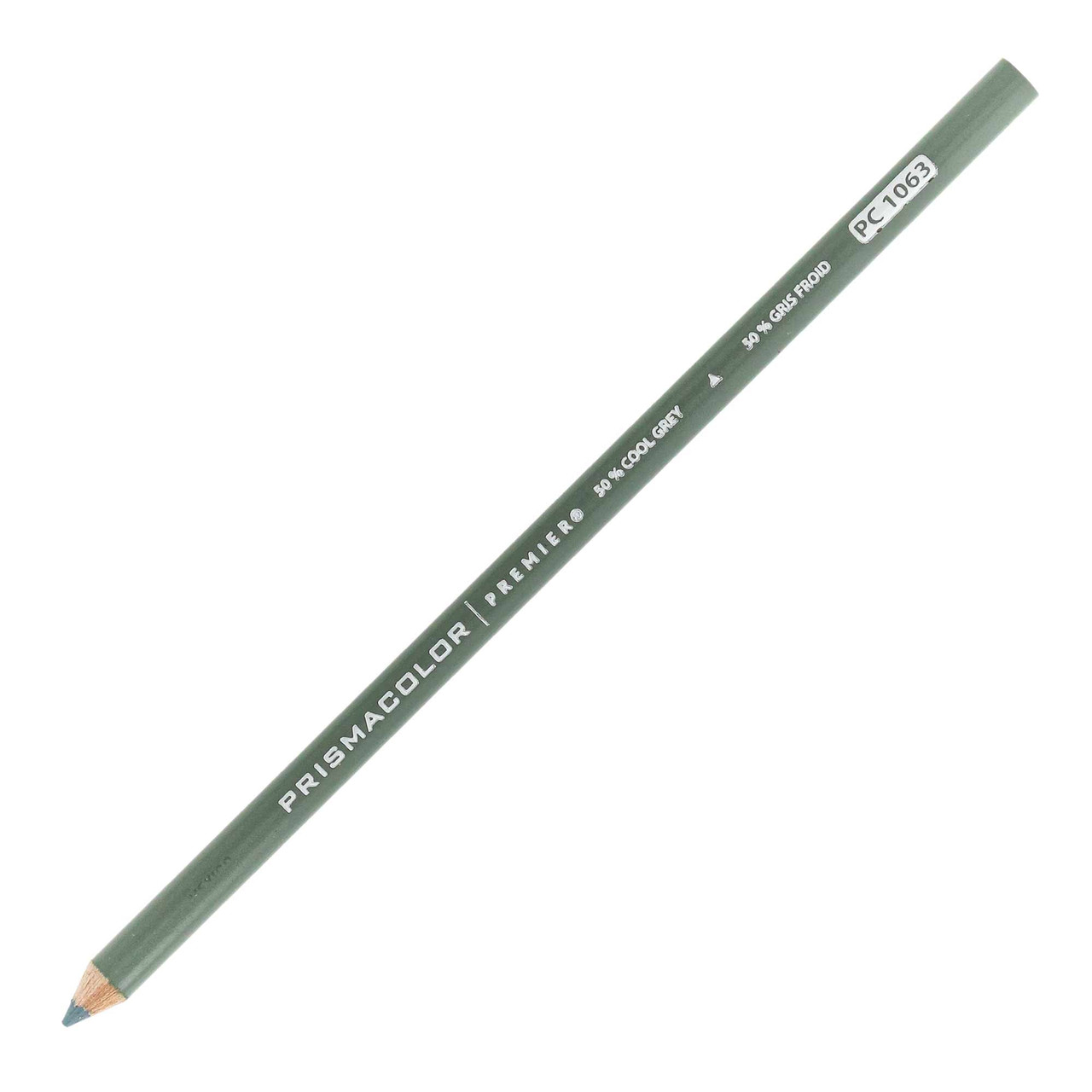 ド*ー様 PRISMACOLOR PREMIER 色鉛筆 ソフトコア Prismacolor Premier Colored Pencil 1063 Cool Grey 50% - Wet Paint