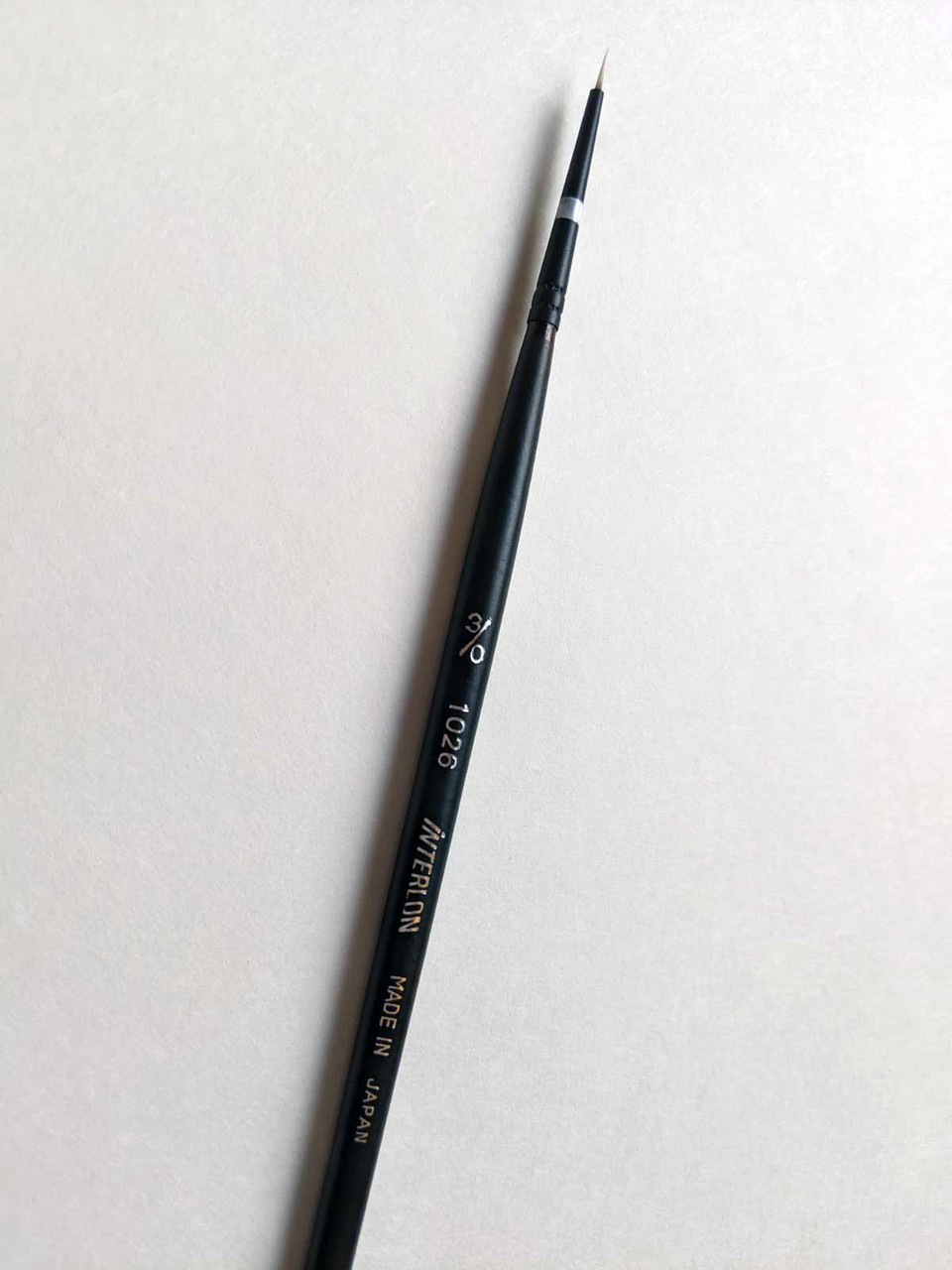 Interlon 1026 Short Handle Watercolor Brush Round 3/0 Wet Paint