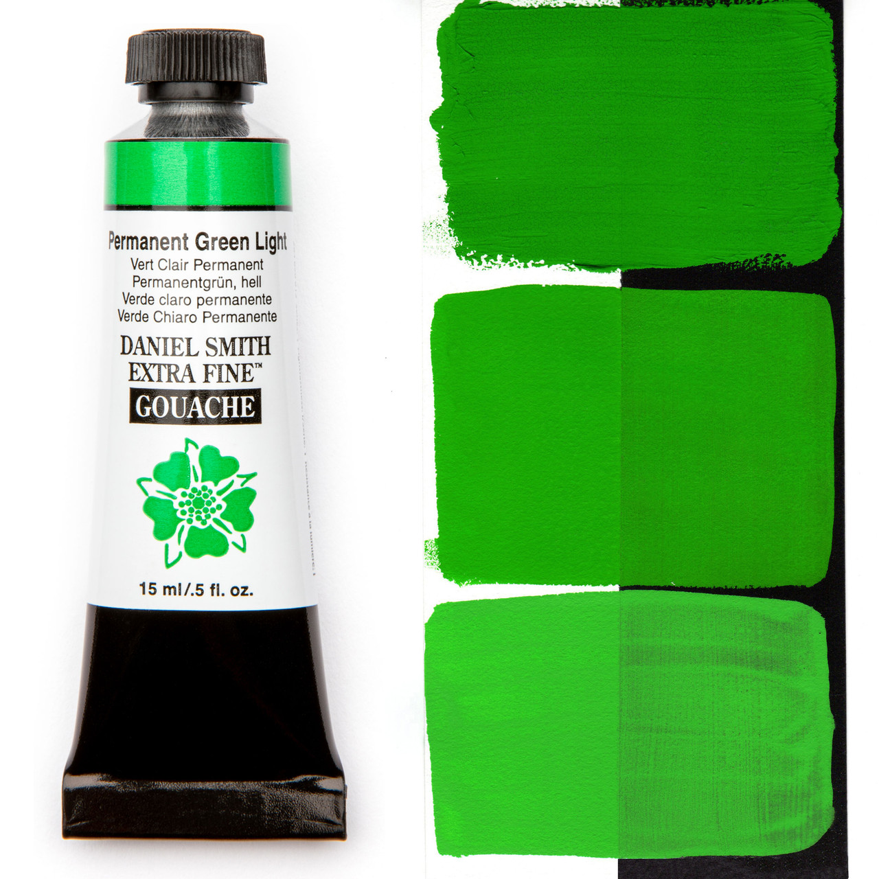 Daniel Smith Gouache 15ml Tube Permanent Green Light - Wet Paint Artists'  Materials and Framing