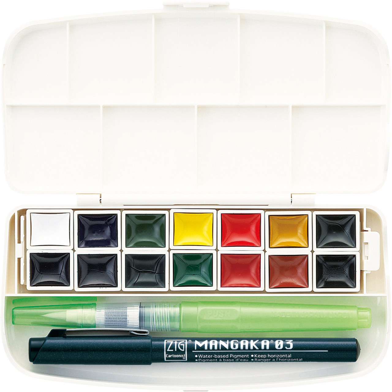 Kuretake - Gansai Tambi - Solid Watercolors - 48 Color Set