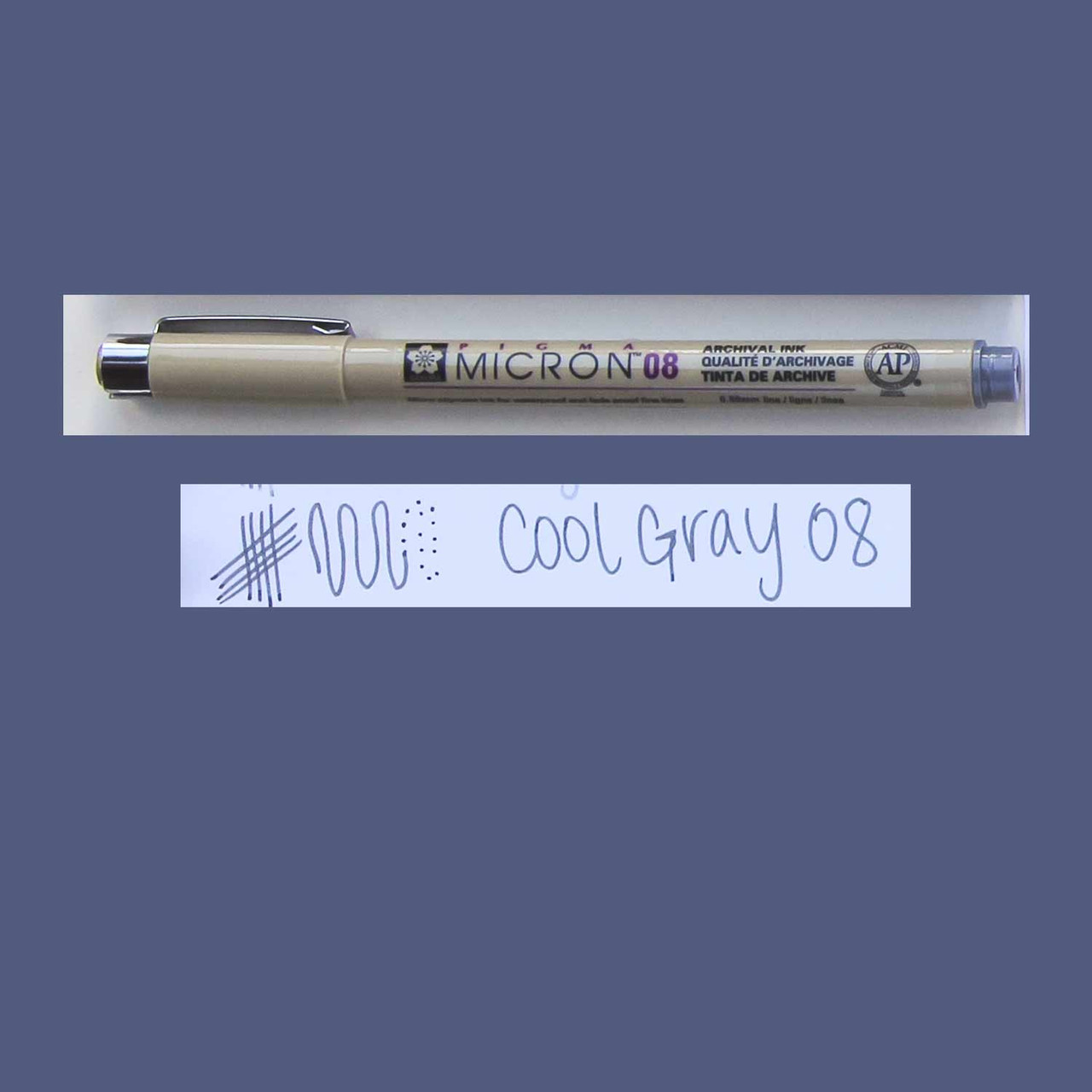 Sakura Pigma Micron Pen 08 Cool Gray - Wet Paint Artists