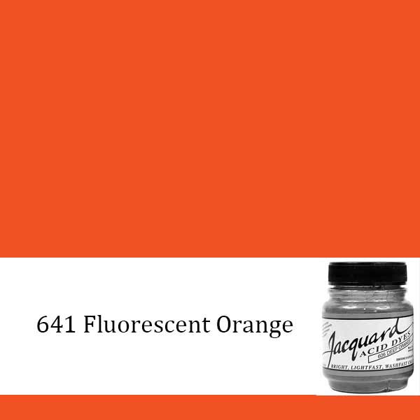 Jacquard Acid Dye 1/2oz Fluorescent Orange - Wet Paint Artists