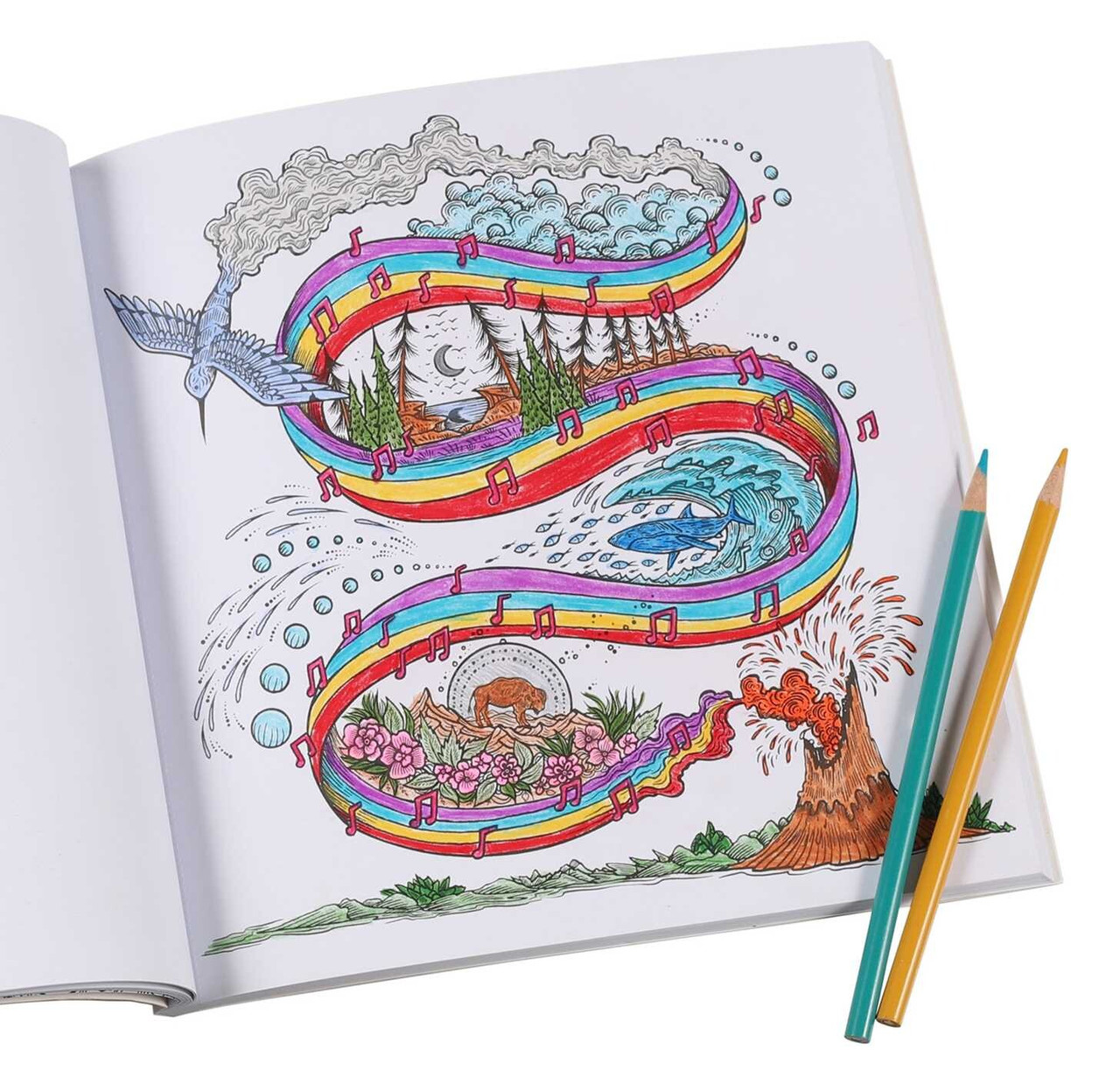Enchanted Earth Coloring Book - Wet Paint Artists' Materials and Framing