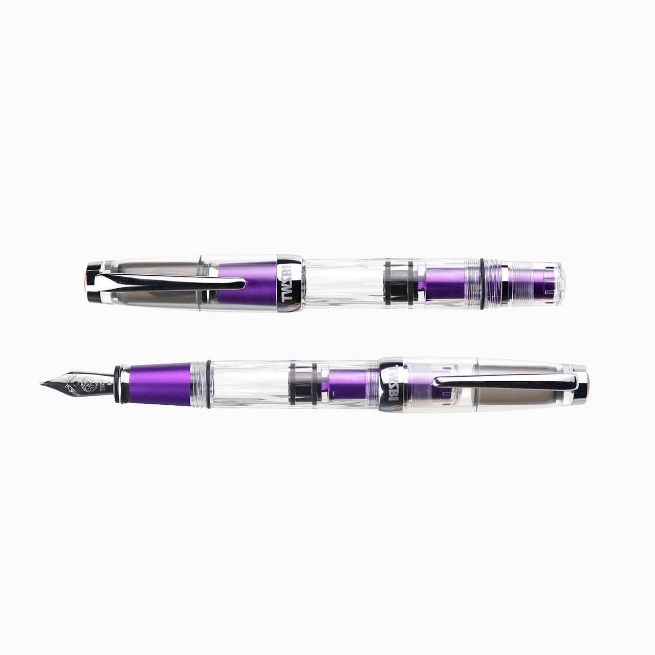 TWSBI Diamond Mini AL Fountain Pen Grape Stub 1.1