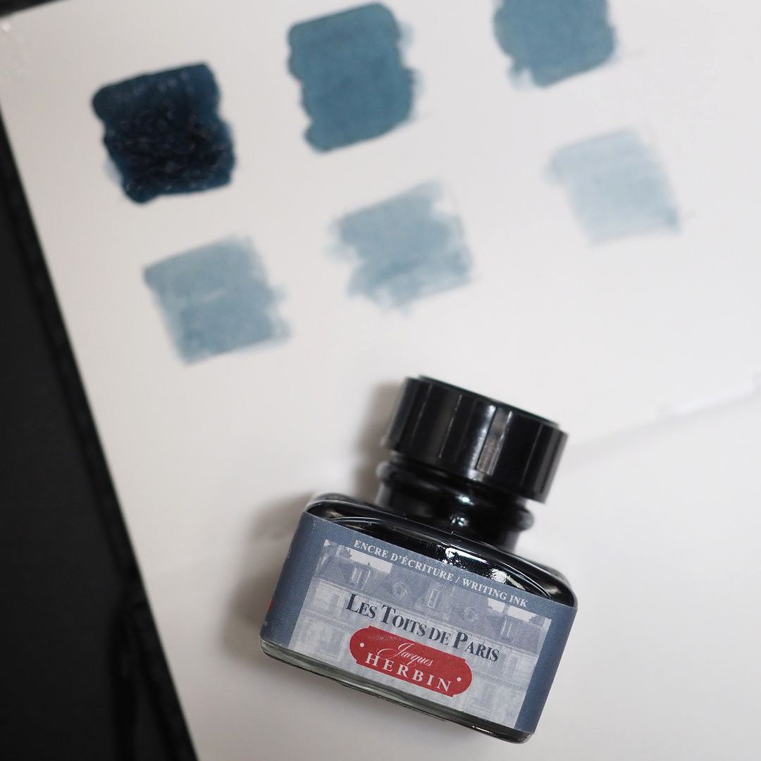 J Herbin Paris Ink Collection 30 ml Les Toits de Paris - Wet Paint ...