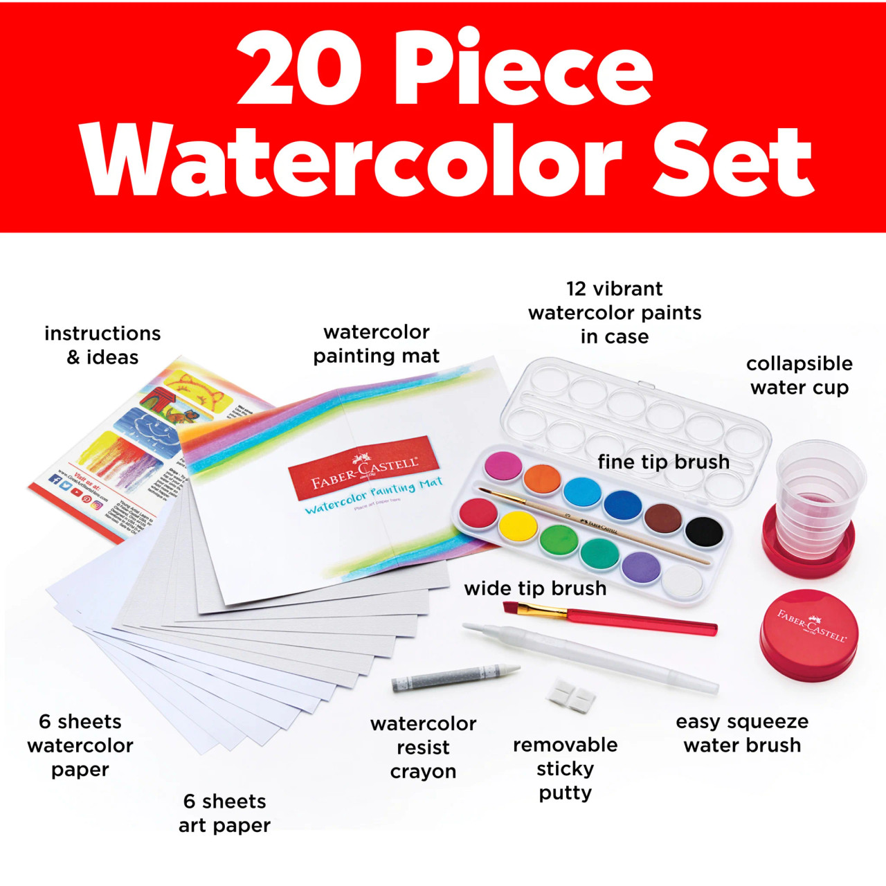 Faber-Castell Young Artist Learn to Watercolor - Wet Paint Artists ...