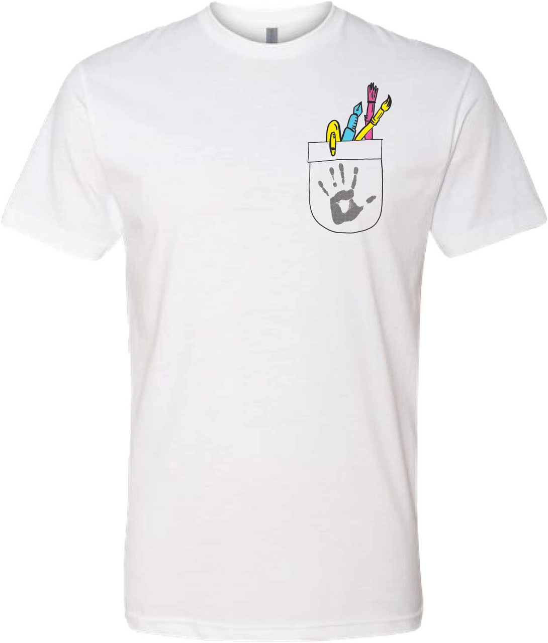 Wet Paint Limited Edition Art Supply T-Shirt White - Wet Paint Artists ...