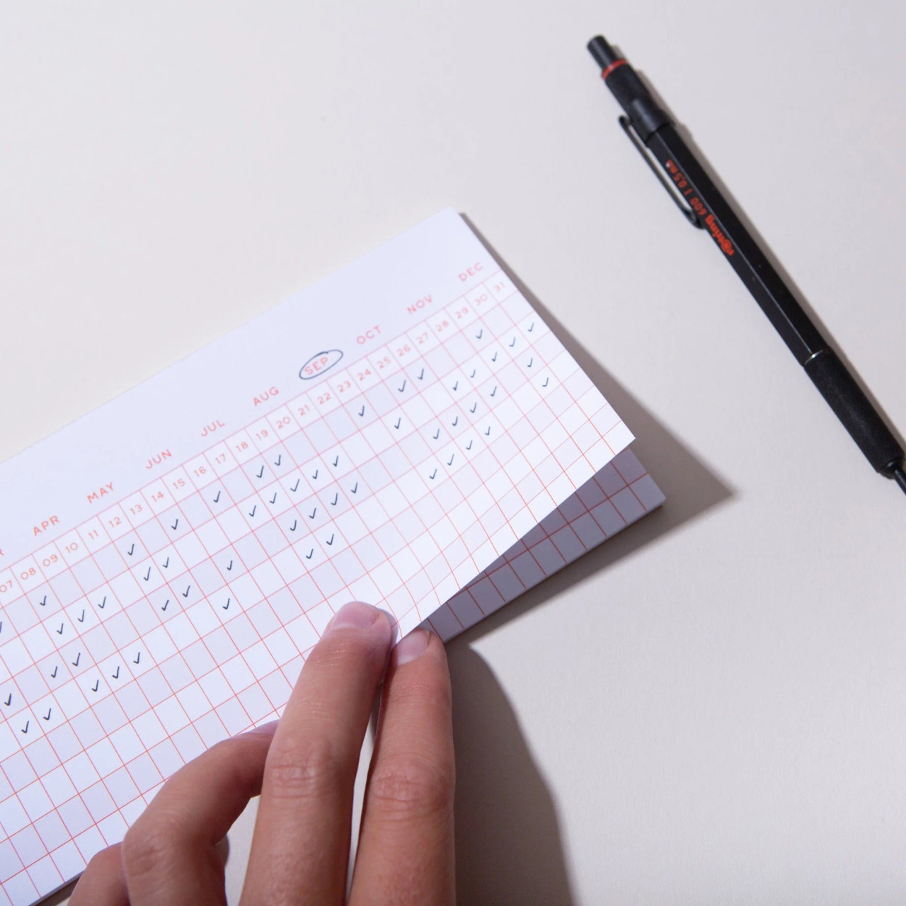 Case Study Habit Tracker Notepad 3.5x8
