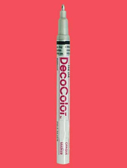 Marvy Uchida DecoColor Paint Marker Fine Red