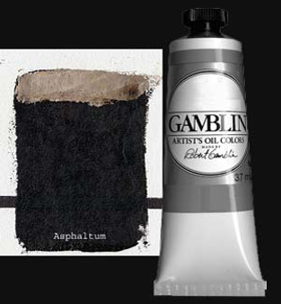 Gamblin Artists Oil Color 37ml Series 3: Asphaltum