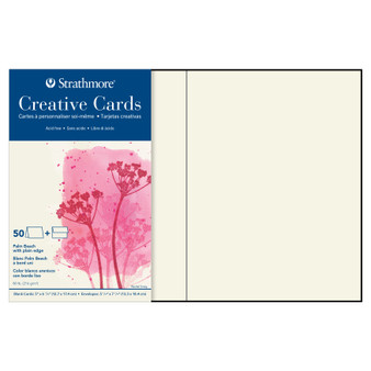 Strathmore Creative Cards Palm Beach White 5x7" 50 Pack