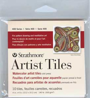 Strathmore Artist Tiles Watercolor Pack 4x4