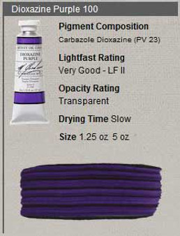 M. Graham Oil 1.25oz Series 3: Dioxazine Purple