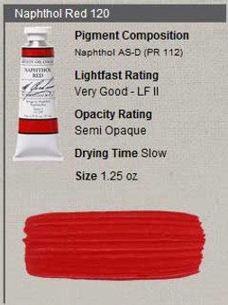 M. Graham Oil 1.25oz Series 3: Naphthol Red