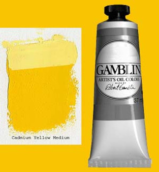 Gamblin Artists Oil Color 37ml Series 4: Cadmium Yellow Medium