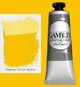 Gamblin Artist's Oil Color - Cadmium Yellow Medium, 37 ml tube