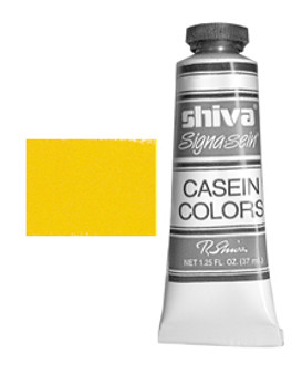 Shiva Signa-Sein Casein Series 4: 37ml Cadmium Yellow Medium