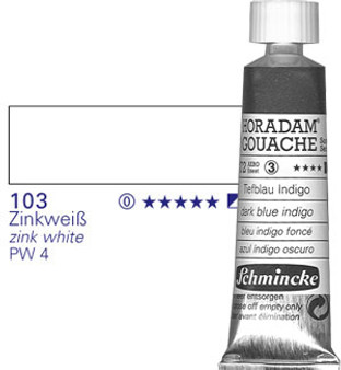 Schmincke Horadam Gouache 15ml Zinc White