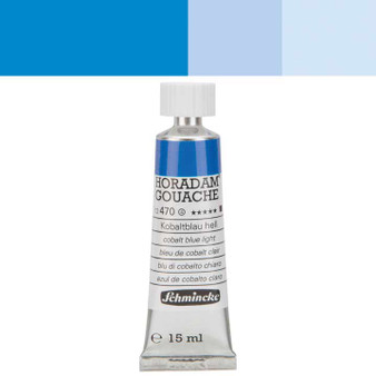 Schmincke Horadam Gouache 15ml Cobalt Blue Light