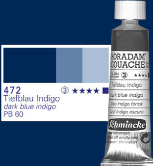 Schmincke Horadam Gouache 15ml Dark Blue Indigo