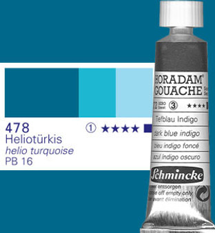 Schmincke Horadam Gouache 15ml Helio Turquoise