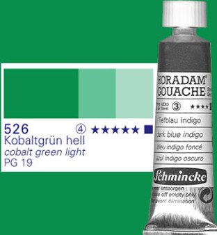 Schmincke Horadam Gouache 15ml Cobalt Green Light