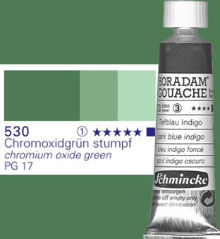 Schmincke Horadam Gouache 15ml Chromium Oxide Green