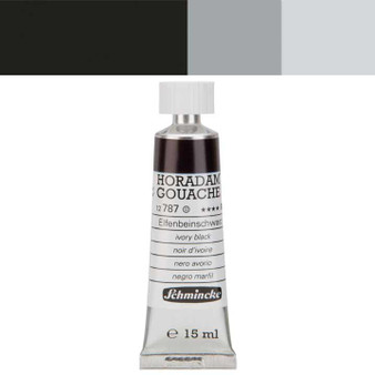 Schmincke Horadam Gouache 15ml Ivory Black
