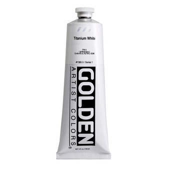 Golden Artist Colors Heavy Body Acrylic: 5oz Titanium White