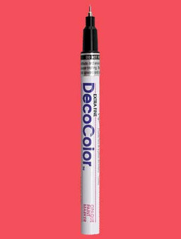 Marvy Uchida DecoColor Paint Marker Extra-Fine Red