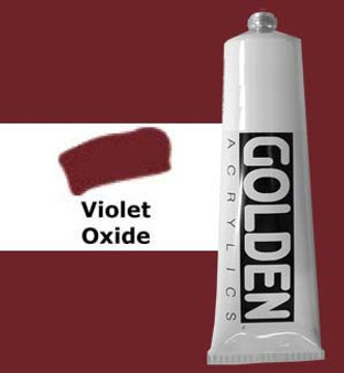 Golden Artist Colors Heavy Body Acrylic: 2oz Violet Oxide