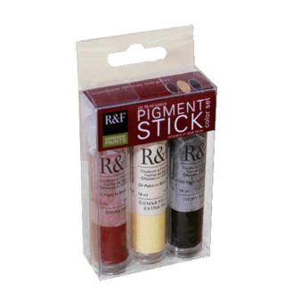 R&F Half-Size Pigment Stick 3 Color Set