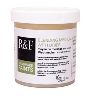 R&F Pigment Stick Blending Medium with Drier 16oz Jar