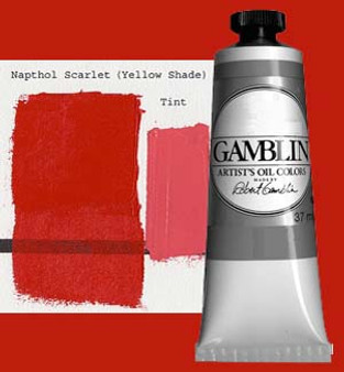 Gamblin Artists Oil Color 37ml Series 2: Naphthol Scarlet