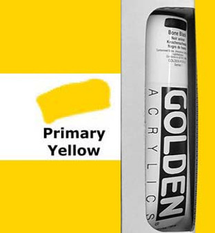 Golden Artist Colors Heavy Body Acrylic: 5oz Primary Yellow
