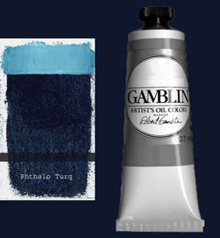 Gamblin Artists Oil Color 37ml Series 2: Phthalo Turquoise