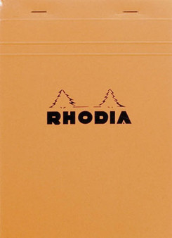 Rhodia Classic Stapled Topbound 6x8.25 Lined W/Margin