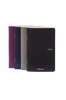 Fabriano EcoQua Pocket Journal 4 Pack Cool Colors Blank