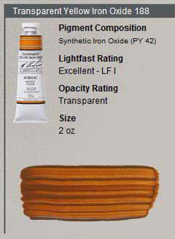 M. Graham Acrylic Series 2: 2oz Transparent Yellow Iron Oxide