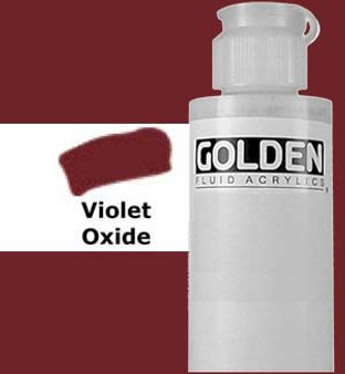 Golden Artist Colors Fluid Acrylic: 4oz Violet Oxide