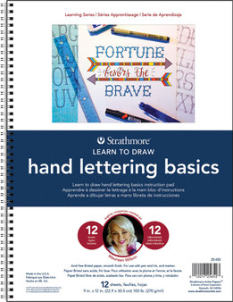 Strathmore Learning Series 9x12 Learn Hand Lettering with Maureen Wilson