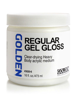 Golden Artist Colors Acrylic Gel: 16oz Regular Gel Gloss